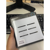 Placa p/ 6 Interruptores 4x4 - Novara Glass Branco